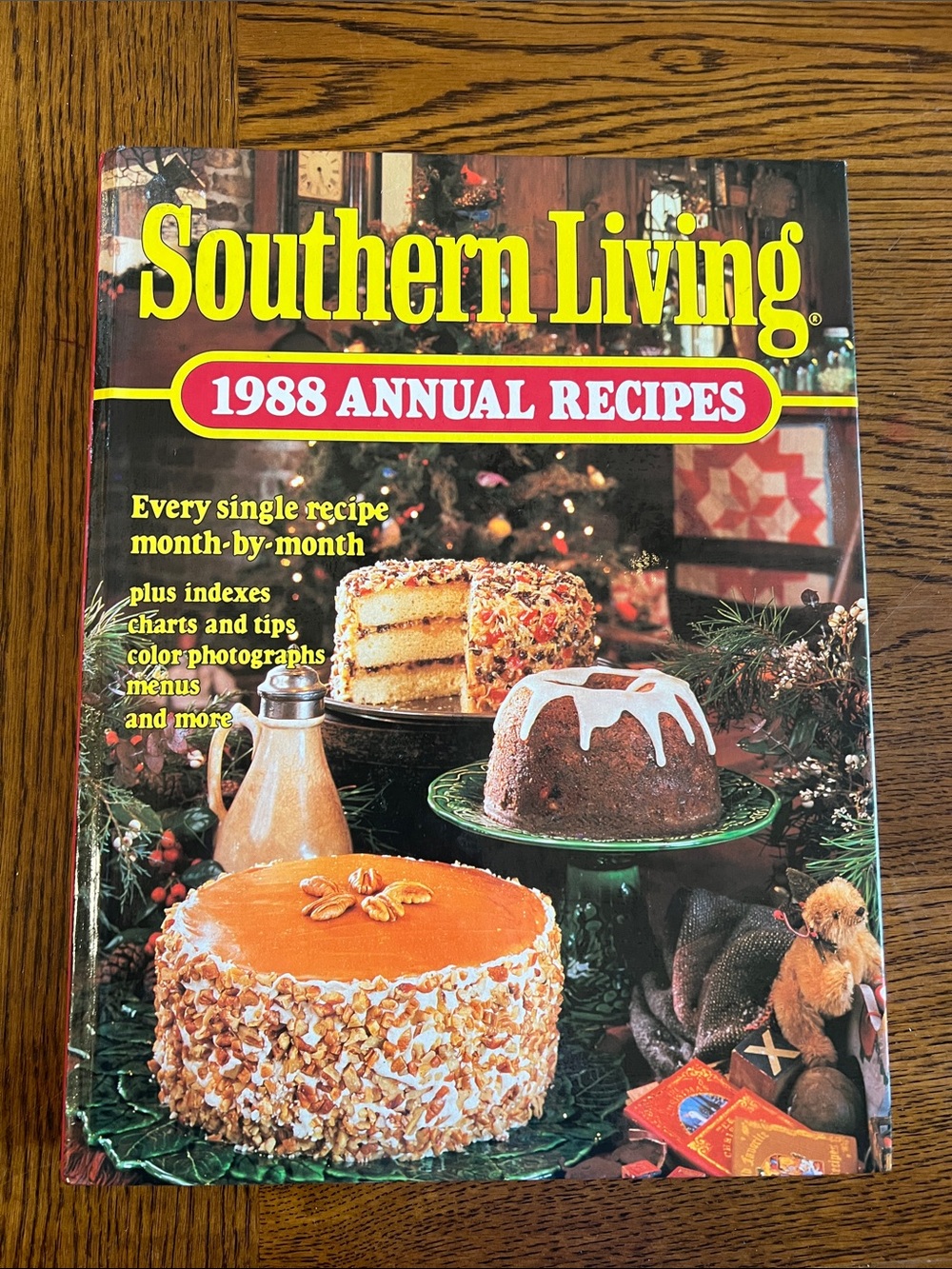 Southern Living Cookbook - Yellow and Red Holiday Cover
